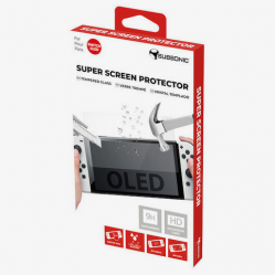 Subsonic Switch Oled Super Screen Protector - Tempered Glass 9H Hd - Nintendo Switch